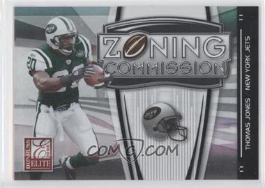 2008 Donruss Elite - Zoning Commission - Black #ZC-21 - Thomas Jones /400