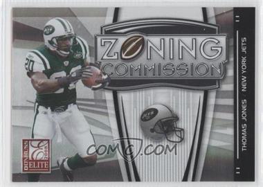 2008 Donruss Elite - Zoning Commission - Black #ZC-21 - Thomas Jones /400