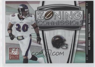 2008 Donruss Elite - Zoning Commission - Black #ZC-23 - Ed Reed /400