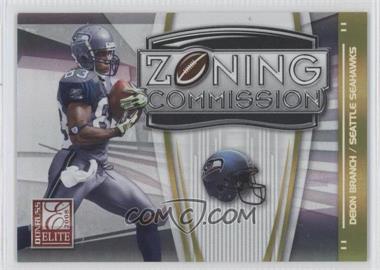 2008 Donruss Elite - Zoning Commission - Gold #ZC-13 - Deion Branch /800