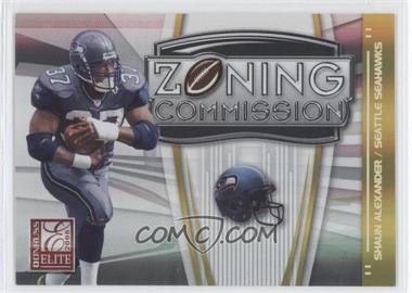 2008 Donruss Elite - Zoning Commission - Gold #ZC-20 - Shaun Alexander /800