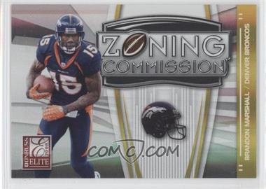 2008 Donruss Elite - Zoning Commission - Gold #ZC-30 - Brandon Marshall /800