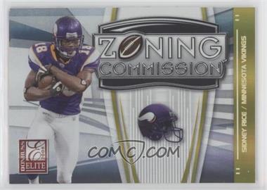 2008 Donruss Elite - Zoning Commission - Gold #ZC-7 - Sidney Rice /800