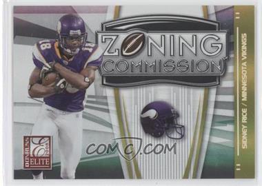 2008 Donruss Elite - Zoning Commission - Gold #ZC-7 - Sidney Rice /800