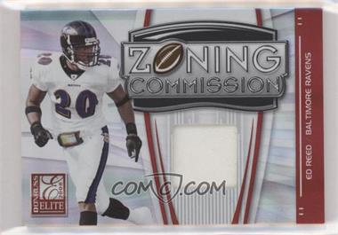 2008 Donruss Elite - Zoning Commission - Jerseys Prime #ZC-23 - Ed Reed /50