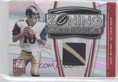 2008 Donruss Elite - Zoning Commission - Jerseys Prime #ZC-31 - Marc Bulger /50