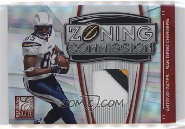 2008 Donruss Elite - Zoning Commission - Jerseys Prime #ZC-40 - Antonio Gates /50
