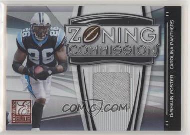 2008 Donruss Elite - Zoning Commission - Jerseys #ZC-22 - DeShaun Foster /45