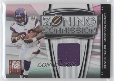 2008 Donruss Elite - Zoning Commission - Jerseys #ZC-9 - Chester Taylor /299