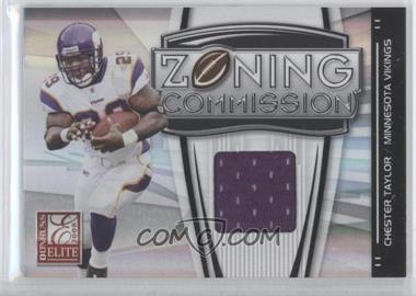2008 Donruss Elite - Zoning Commission - Jerseys #ZC-9 - Chester Taylor /299