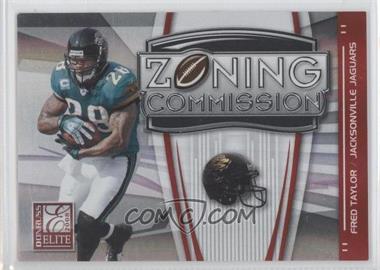 2008 Donruss Elite - Zoning Commission - Red #ZC-17 - Fred Taylor /200