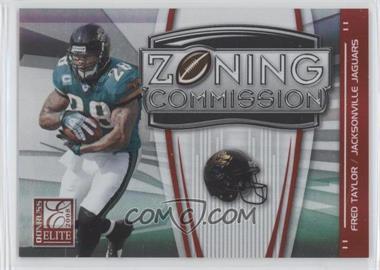 2008 Donruss Elite - Zoning Commission - Red #ZC-17 - Fred Taylor /200