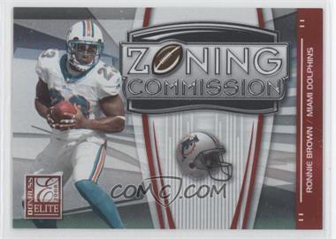 2008 Donruss Elite - Zoning Commission - Red #ZC-38 - Ronnie Brown /200