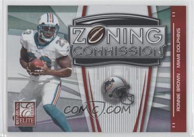 2008 Donruss Elite - Zoning Commission - Red #ZC-38 - Ronnie Brown /200