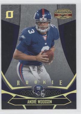 2008 Donruss Gridiron Gear - [Base] - Gold O's #105 - Rookie - Andre' Woodson /100