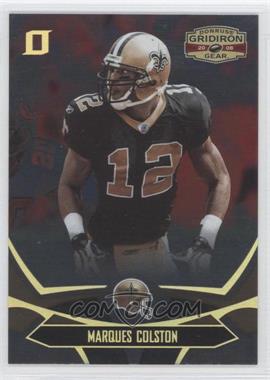 2008 Donruss Gridiron Gear - [Base] - Gold O's #63 - Marques Colston /100