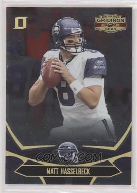 2008 Donruss Gridiron Gear - [Base] - Gold O's #86 - Matt Hasselbeck /100