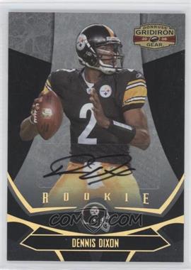 2008 Donruss Gridiron Gear - [Base] - Gold Signatures #127 - Rookie - Dennis Dixon /100