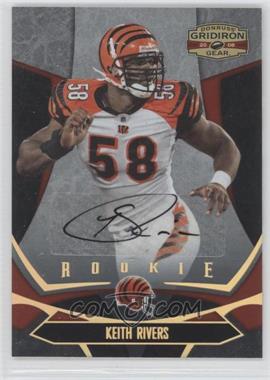 2008 Donruss Gridiron Gear - [Base] - Gold Signatures #154 - Rookie - Keith Rivers /250