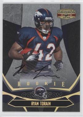 2008 Donruss Gridiron Gear - [Base] - Gold Signatures #185 - Rookie - Ryan Torain /25