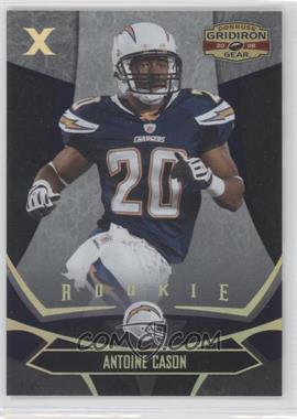 2008 Donruss Gridiron Gear - [Base] - Gold X's #107 - Rookie - Antoine Cason /100