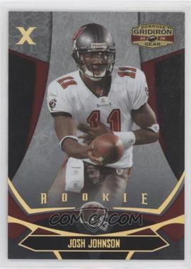 2008 Donruss Gridiron Gear - [Base] - Gold X's #148 - Rookie - Josh Johnson /100