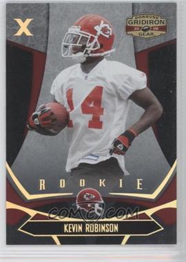 2008 Donruss Gridiron Gear - [Base] - Gold X's #159 - Rookie - Kevin Robinson /100