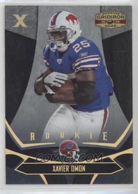 2008 Donruss Gridiron Gear - [Base] - Gold X's #200 - Rookie - Xavier Omon /100