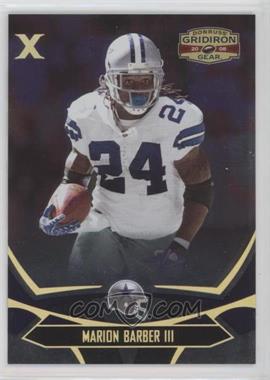 2008 Donruss Gridiron Gear - [Base] - Gold X's #28 - Marion Barber III /100