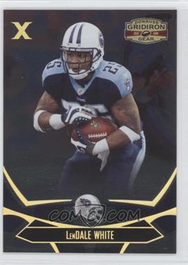 2008 Donruss Gridiron Gear - [Base] - Gold X's #96 - LenDale White /100