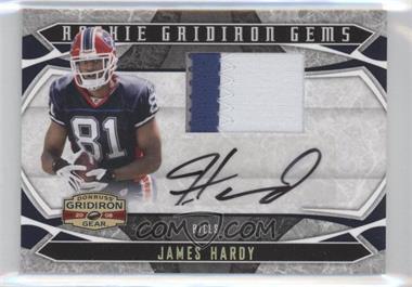 2008 Donruss Gridiron Gear - [Base] - Jerseys Signatures Prime #218 - Rookie Gridiron Gems - James Hardy /50