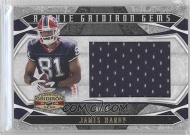 2008 Donruss Gridiron Gear - [Base] - Jumbo Jerseys #218 - Rookie Gridiron Gems - James Hardy /50