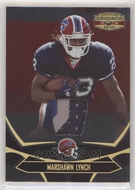 2008 Donruss Gridiron Gear - [Base] - Materials Jerseys Prime #12 - Marshawn Lynch /50