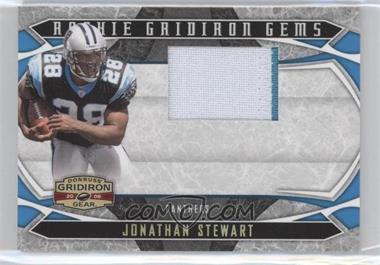 2008 Donruss Gridiron Gear - [Base] - Materials Jerseys Prime #222 - Rookie Gridiron Gems - Jonathan Stewart /50