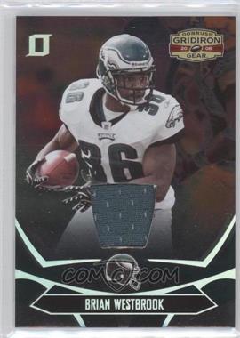 2008 Donruss Gridiron Gear - [Base] - O's Materials Jerseys #74 - Brian Westbrook /100