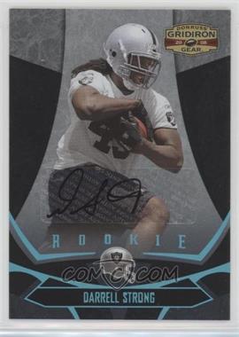 2008 Donruss Gridiron Gear - [Base] - Platinum Signatures #124 - Rookie - Darrell Strong /5