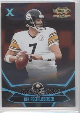 2008 Donruss Gridiron Gear - [Base] - Platinum X's #76 - Ben Roethlisberger /25