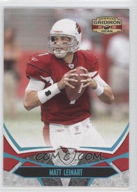 2008 Donruss Gridiron Gear - [Base] - Platinum #1 - Matt Leinart /50