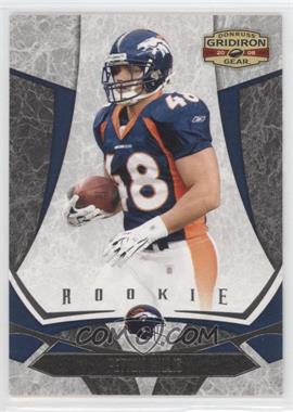 2008 Donruss Gridiron Gear - [Base] - Retail #179 - Rookie - Peyton Hillis /999