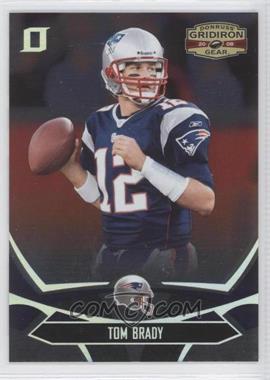 2008 Donruss Gridiron Gear - [Base] - Silver O's #58 - Tom Brady /250