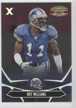 2008 Donruss Gridiron Gear - [Base] - Silver X's #34 - Roy Williams /250