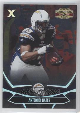 2008 Donruss Gridiron Gear - [Base] - Silver X's #82 - Antonio Gates /250