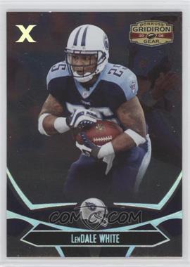 2008 Donruss Gridiron Gear - [Base] - Silver X's #96 - LenDale White /250