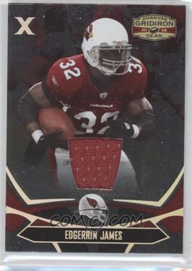 2008 Donruss Gridiron Gear - [Base] - X's Material Jerseys #4 - Edgerrin James /100