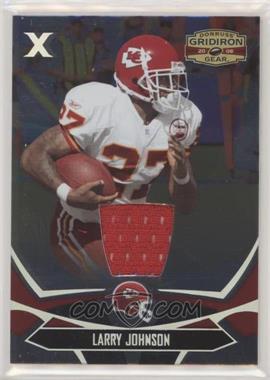 2008 Donruss Gridiron Gear - [Base] - X's Material Jerseys #50 - Larry Johnson /100