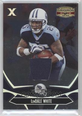 2008 Donruss Gridiron Gear - [Base] - X's Material Jerseys #96 - LenDale White /100