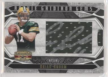 2008 Donruss Gridiron Gear - [Base] #202 - Rookie Gridiron Gems - Brian Brohm /100