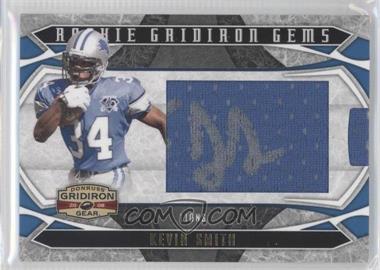 2008 Donruss Gridiron Gear - [Base] #225 - Rookie Gridiron Gems - Kevin Smith /100