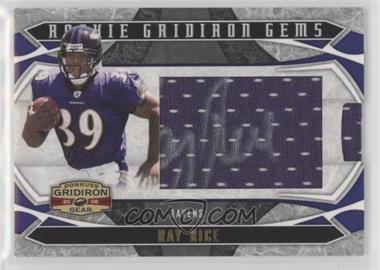 2008 Donruss Gridiron Gear - [Base] #232 - Rookie Gridiron Gems - Ray Rice /100