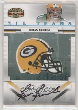 2008 Donruss Gridiron Gear - NFL Team Rookie Signatures #NFLT-11 - Brian Brohm /30